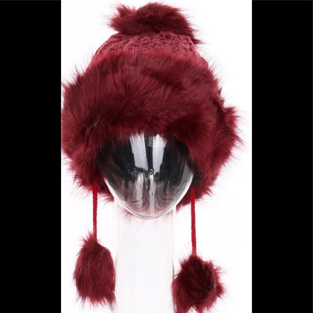 Adorable Pom Pom Furry Beanies